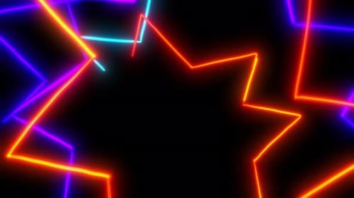 Fondo abstracto con garabatos ligeros Loop