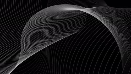 Abstract Wave Lines Loop Digital Background
