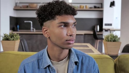 Young Adult Male Portrait Indoors