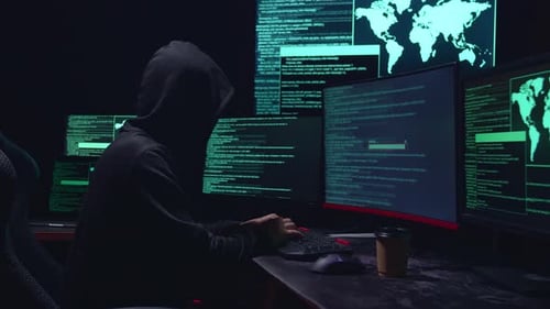 Un pirate informatique utilise plusieurs ordinateurs piratés et réussit à télécharger des données