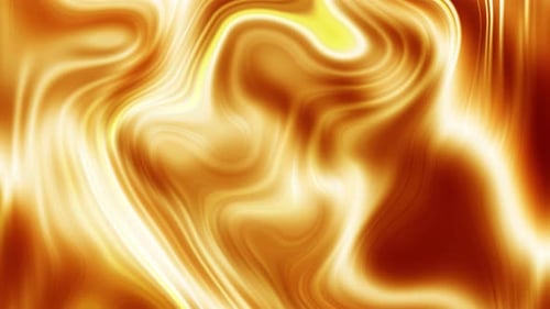 Abstract Flowing Gold Liquid Light Lines Background