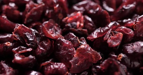Close up of Dried cranberry