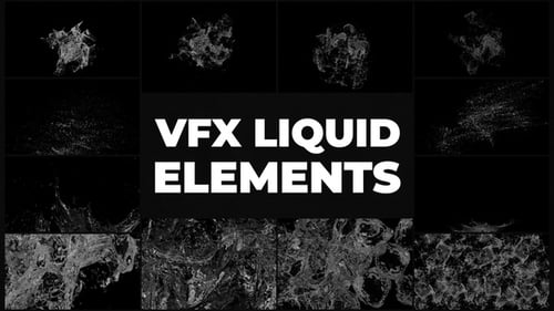 Realistic VFX Liquid Elements Pack