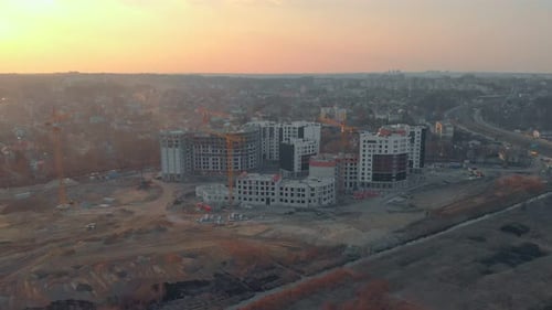 Construction Site Residential Building
