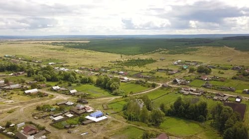 Summer Nature Country Village