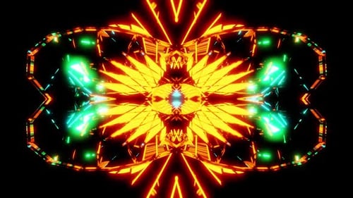 Vj Loop Fast Bright Kaleidoscope Galaxy Space Performance Background HD
