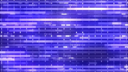 Futuristic Digital Data Stream Loop Background