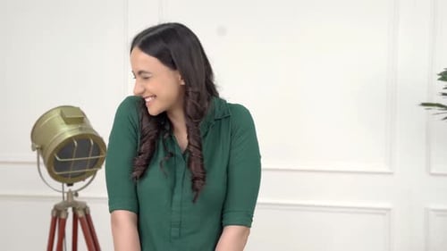 Shy Indian girl