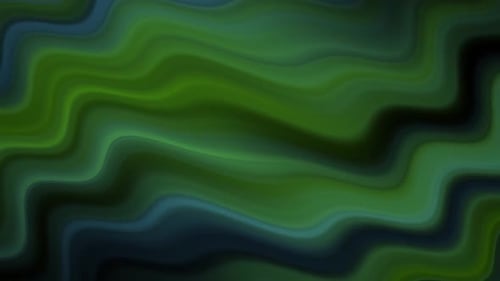 Abstract Green and Blue Fluid Wavy Background Animation