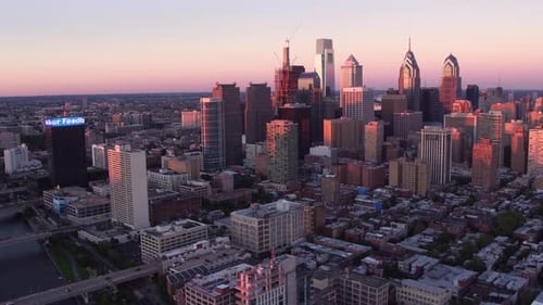 Aerial view of Philadelphia, Pennsylvania