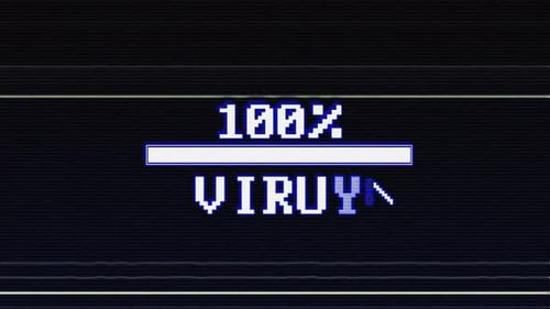 VIRUS Glitch Loading Bar