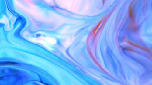 Abstract Vivid Colours Psychedelic Paint Spreading Texture