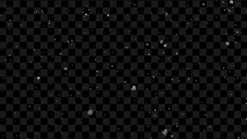 Realistic Falling Snow Particles Overlay Effect