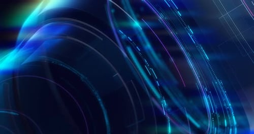 4K News Style Business Background Loop