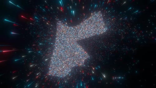 Abstract Map Of Jordan