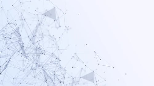 Digital Network Background: Animated Plexus of Connections