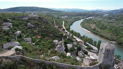 Pocitelj Neretva Fluss