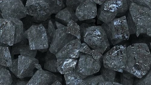 Dynamite Explosion of Broken Coal Rock