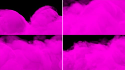Fließender Puff Pink Smoke