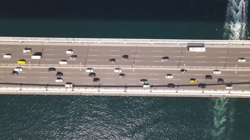 Luftbild Istanbuler Brücke