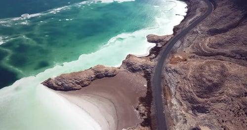 Djibuti Lake Assal Aerial