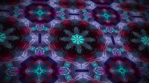 Motif ondulé en verre comme un kaléidoscope avec des vagues, dégradé multicolore
