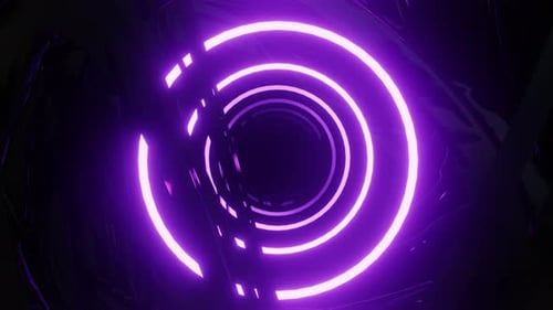 Annulus Metal Tunnel 03 4K