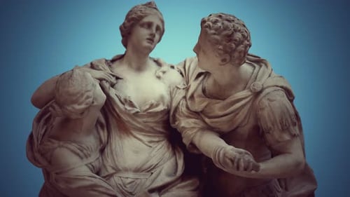 Arria and Poetus Antique Statue