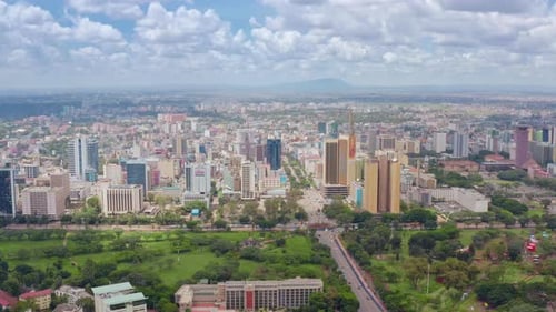 Aerial View of Nairobi City