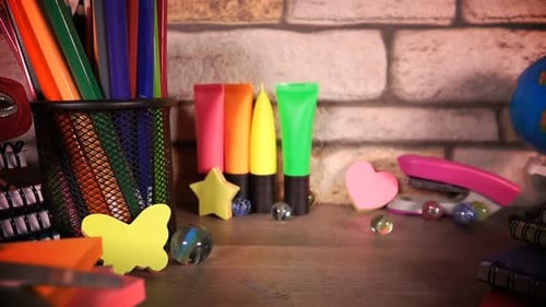 Colorful School Supplies 3