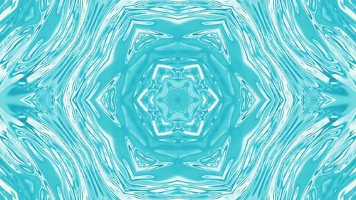 Abstract Fluid Kaleidoscope Seamless Loop Background