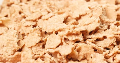 Golden Brown Cornflakes Filling the Screen