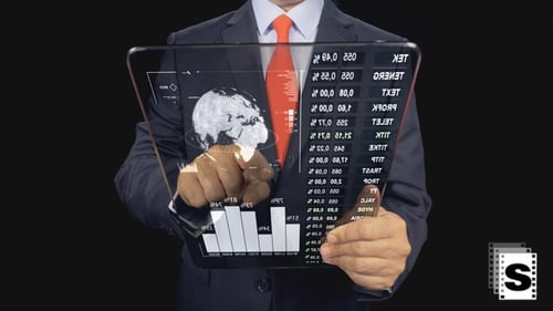 Futuristisches Business-Tablet