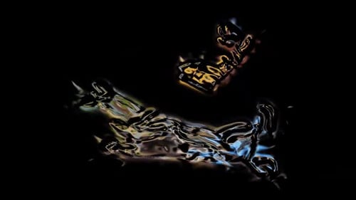 Abstract Vibrant Fluid Background Digital Rendering