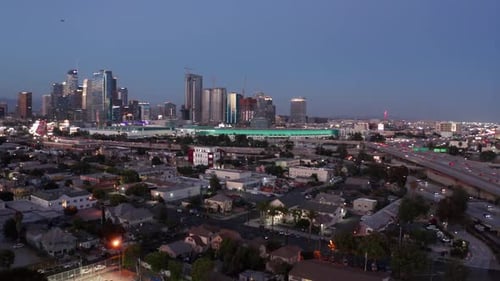 Downtown Los Angeles Aerial Los Angeles.