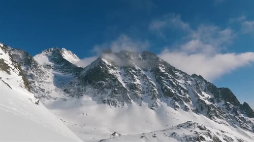 Panorama der Winteralpen