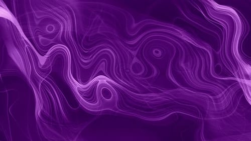 Dynamic Organic Purple Waves Abstract Motion Background