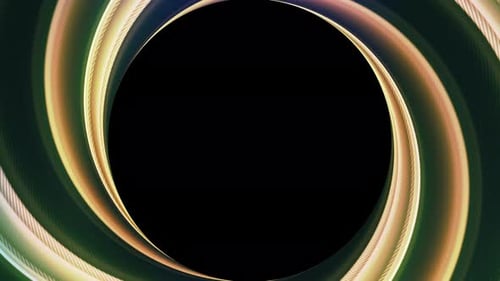Fluid Iridescent Swirl Tunnel Abstract Motion Background