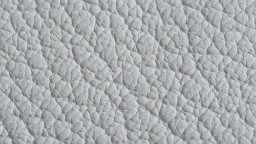 Textured White Leather Close Up Still Footage