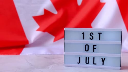 Celebrating Canada Day on July First