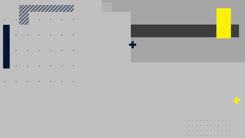 Rectángulos y puntos que se mueven sobre fondo gris