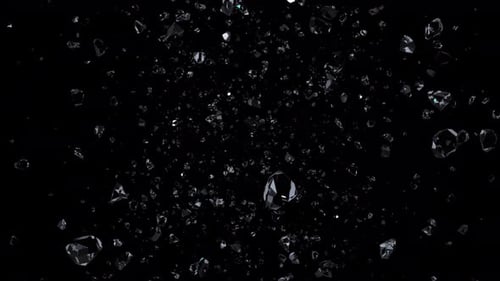 Shatter Glass Flying
