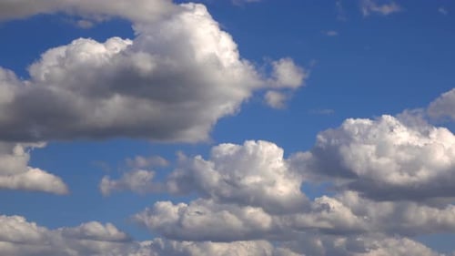 Bright Blue Sky And Clouds 2
