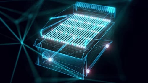 Charcoal Hologram Close Up Hd