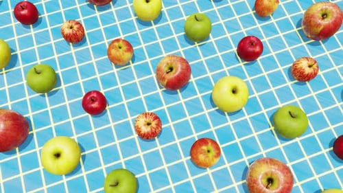 Fruchtiger Apfel im Retro 01 HD