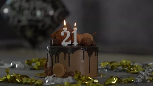 Chocolate Cake for 21st Birthday Celebration