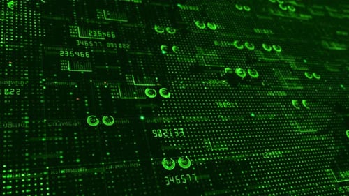 Hud und digitale Daten