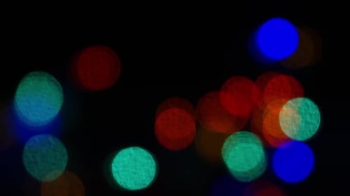 Abstract Blurred Lights Background