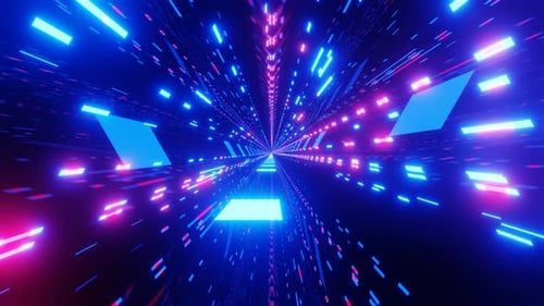 Environnement de science-fiction futuriste 4K | Boucle géométrique abstraite | Architecture spatiale