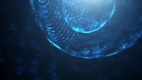 Abstrakte blaue Technologie Motion-Hintergrund